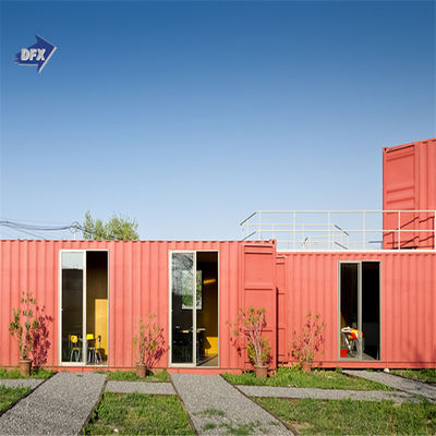 品質  Colorful Prefabricated log cabin container office tiny house modular house prefabricated homes 工場