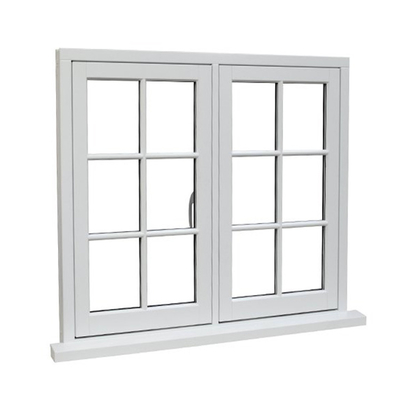 Swing Customized Wholesale Soundproof Casement Window PVC Upvc Windows With Grilles